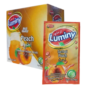 Refresco en Polvo Luminy sabor Melocotón 9g (1,5 L) [24 unidades]
